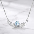 Feather Silver Necklace